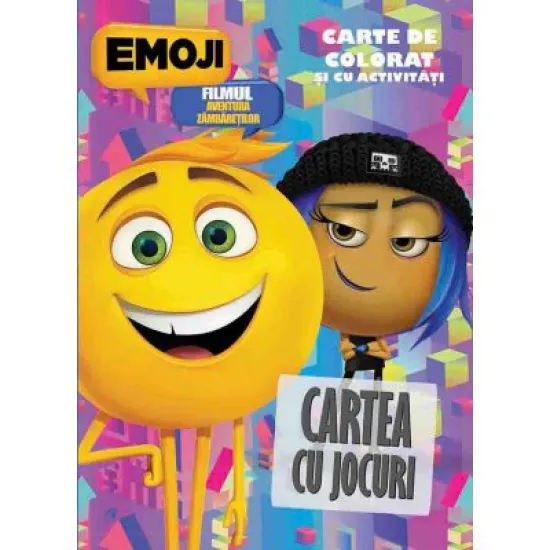 Emoji - cartea cu jocuri. Carte de colorat si cu activitati Emoji - cartea cu jocuri. Carte de colorat si cu activitati
