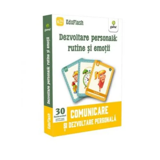Comunicare si dezvoltare personala. Rutine si emotii (30 de flashcarduri)