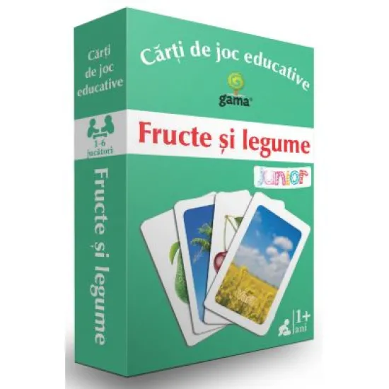 Fructe si legume - Carti de joc educative Fructe si legume - Carti de joc educative