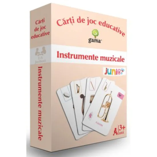 Instrumente muzicale. Carti de joc educative Instrumente muzicale. Carti de joc educative