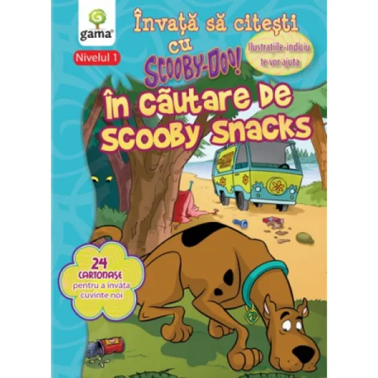 Invata sa citesti cu Scooby-Doo! Nivelul 1 - In cautare de scooby snacks