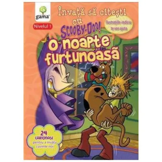 Invata sa citesti cu Scooby-Doo! Nivelul 1 - O noapte furtunoasa Invata sa citesti cu Scooby-Doo! Nivelul 1 - O noapte furtunoasa
