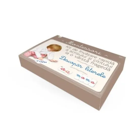 Kit Montessori - Descopar literele Kit Montessori - Descopar literele
