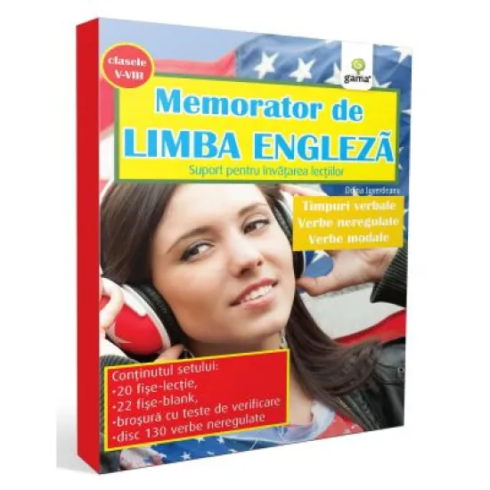 Memorator de engleza. Timpuri verbale. Verbe neregulate. Suport pentru invatarea lectiilor - Doina Juverdeanu Memorator de engleza. Timpuri verbale. Verbe neregulate. Suport pentru invatarea lectiilor - Doina Juverdeanu