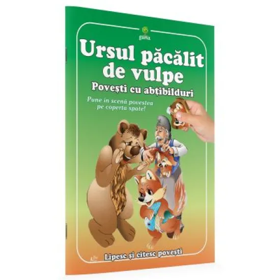 Povesti cu abtibilduri. Ursul pacalit de vulpe Povesti cu abtibilduri. Ursul pacalit de vulpe